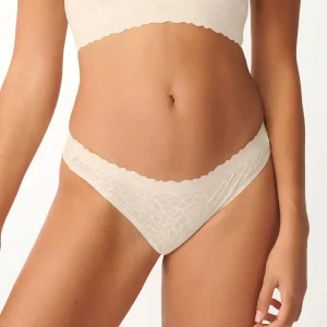 Sloggi Zero Feel Lace 2.0 Brazilian Slip, Natural