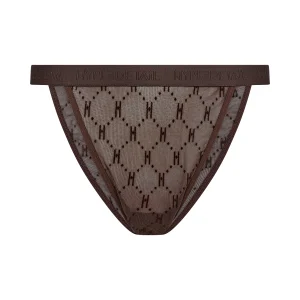 Hype The Detail Mesh Brazilian Slip, Braun