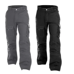DASSY Jackson Canvas Arbeitshose mit Kniepolstertaschen